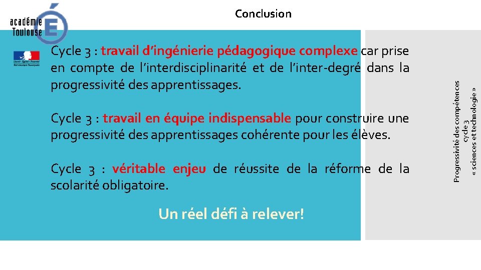 Cycle 3 : travail d’ingénierie pédagogique complexe car prise en compte de l’interdisciplinarité et Cycle 3 : travail d’ingénierie pédagogique complexe car prise en compte de l’interdisciplinarité et