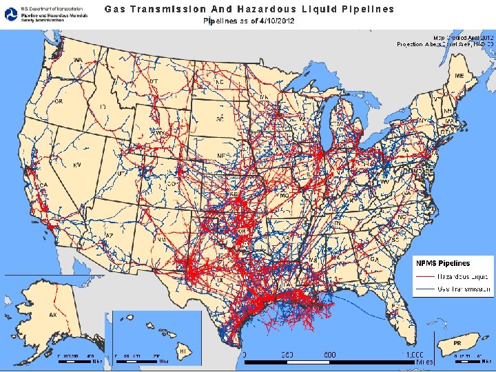 U S Department of Transportation Pipeline and Hazardous