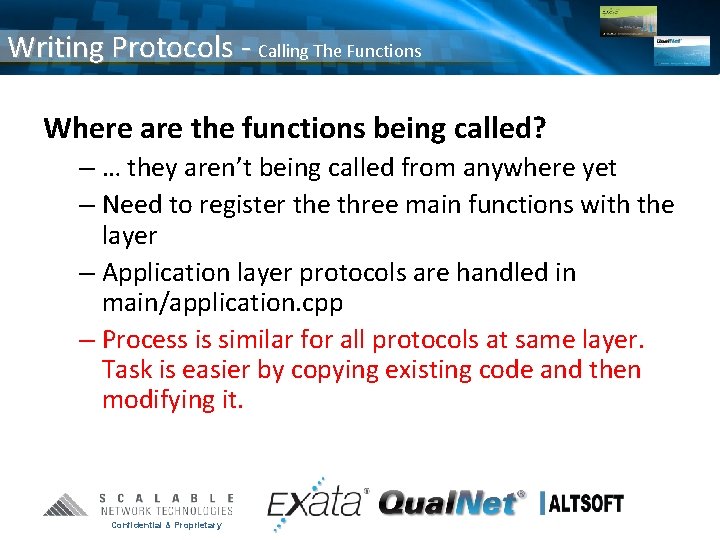 Writing Protocols - Calling The Functions Where are the functions being called? – …