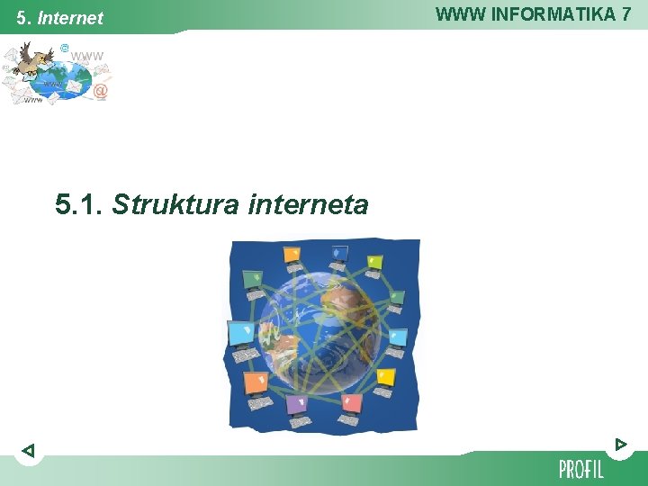 5. Internet 5. 1. Struktura interneta WWW INFORMATIKA 7 