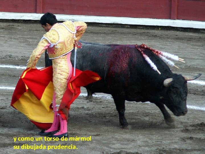 y como un torso de mármol su dibujada prudencia. y como un torso de mármol su dibujada prudencia.