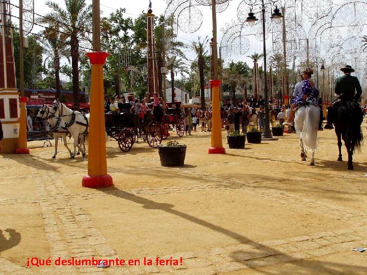 ¡Qué deslumbrante en la feria! ¡Qué deslumbrante en la feria!