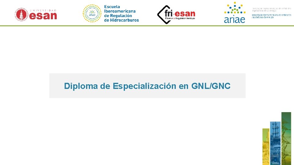 Diploma de Especialización en GNL/GNC 