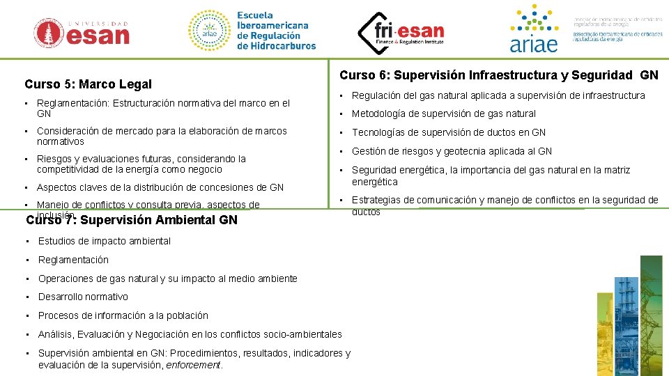 Curso 5: Marco Legal • Reglamentación: Estructuración normativa del marco en el GN •