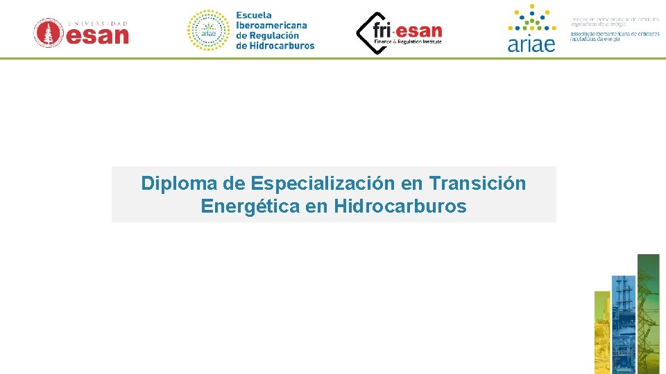 Diploma de Especialización en Transición Energética en Hidrocarburos 
