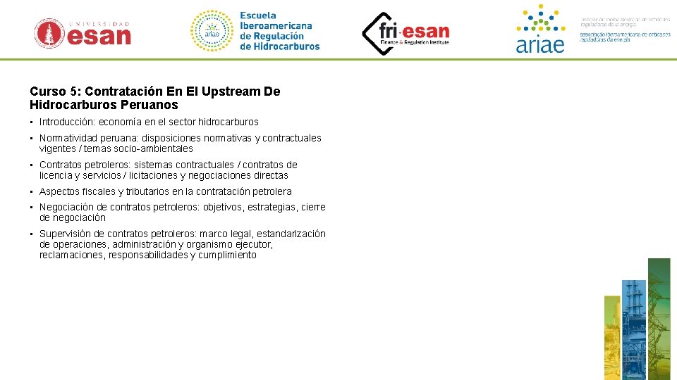 Curso 5: Contratación En El Upstream De Hidrocarburos Peruanos • Introducción: economía en el