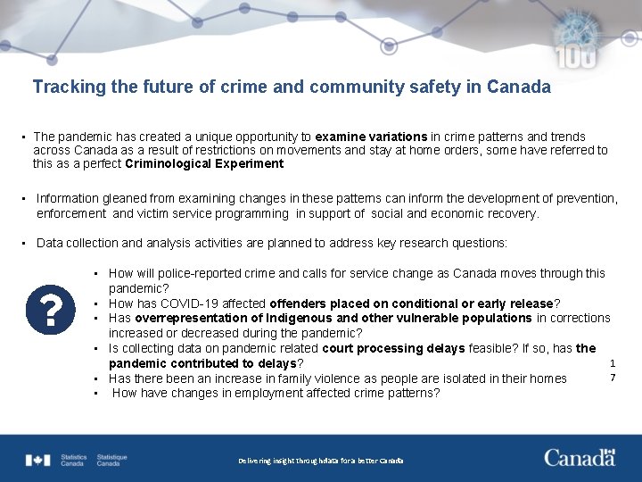 Tracking the future of crime and community safety in Canada • The pandemic has