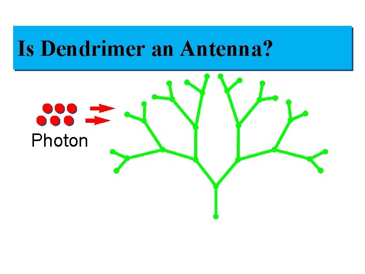 Is Dendrimer an Antenna? Photon 