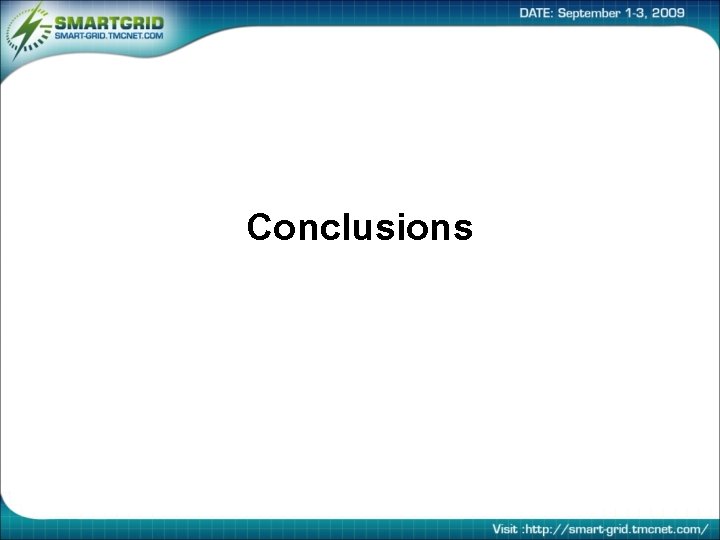 Conclusions 