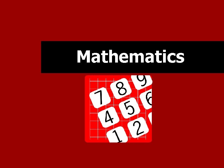 Mathematics 