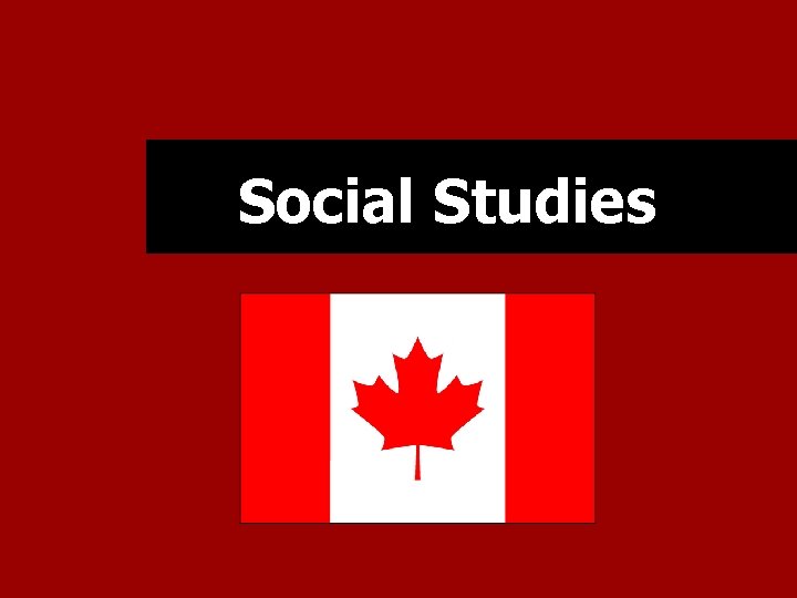 Social Studies 