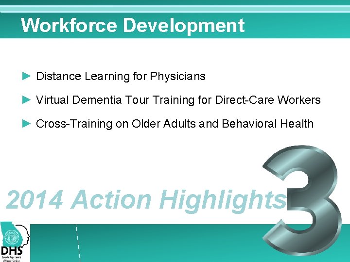 Workforce Development ► Distance Learning for Physicians ► Virtual Dementia Tour Training for Direct-Care