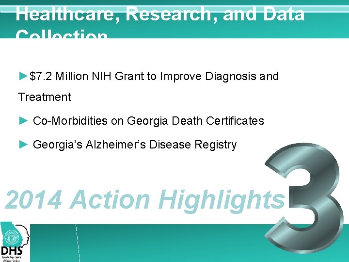 Healthcare, Research, and Data Collection ►$7. 2 Million NIH Grant to Improve Diagnosis and