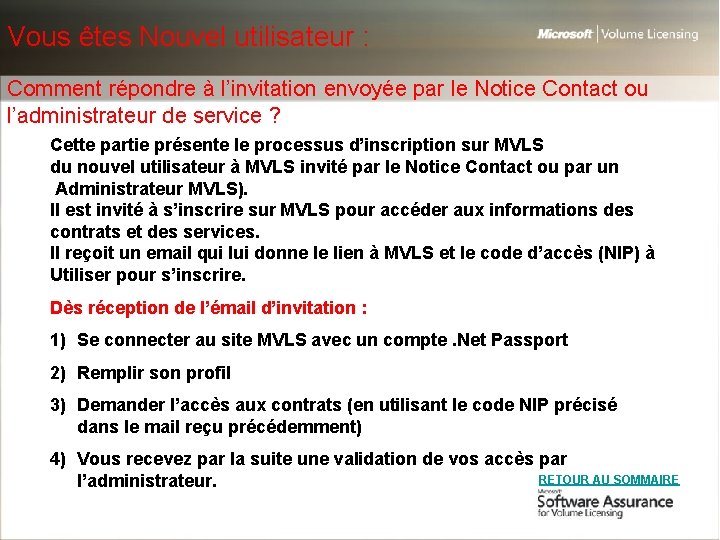 Vous êtes Nouvel utilisateur : Comment répondre à l’invitation envoyée par le Notice Contact