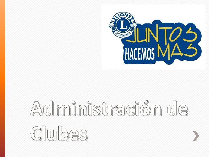 Administración de Clubes 