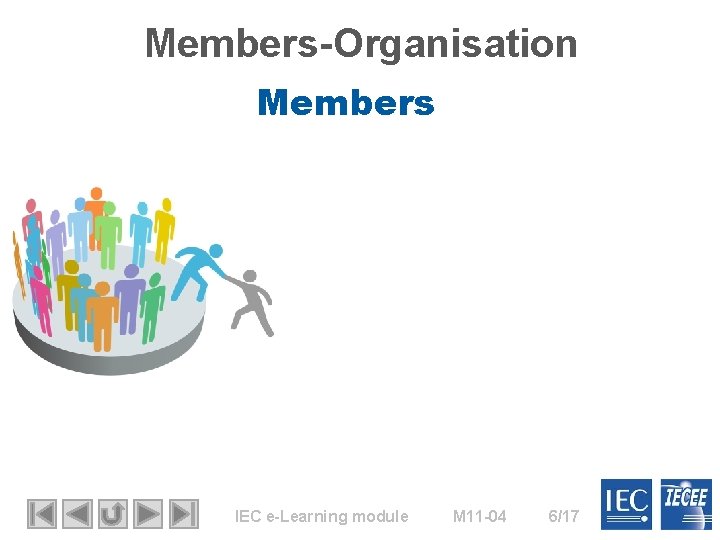 Members-Organisation Members IEC e-Learning module M 11 -04 6/17 