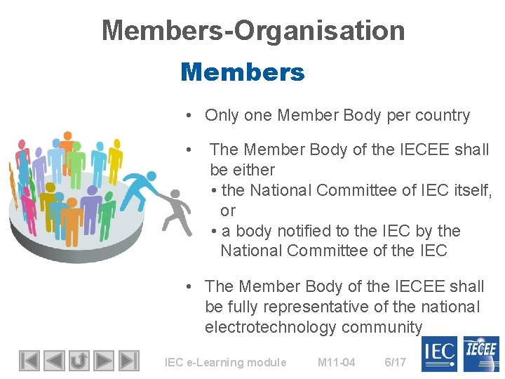 Members-Organisation Members • Only one Member Body per country • The Member Body of