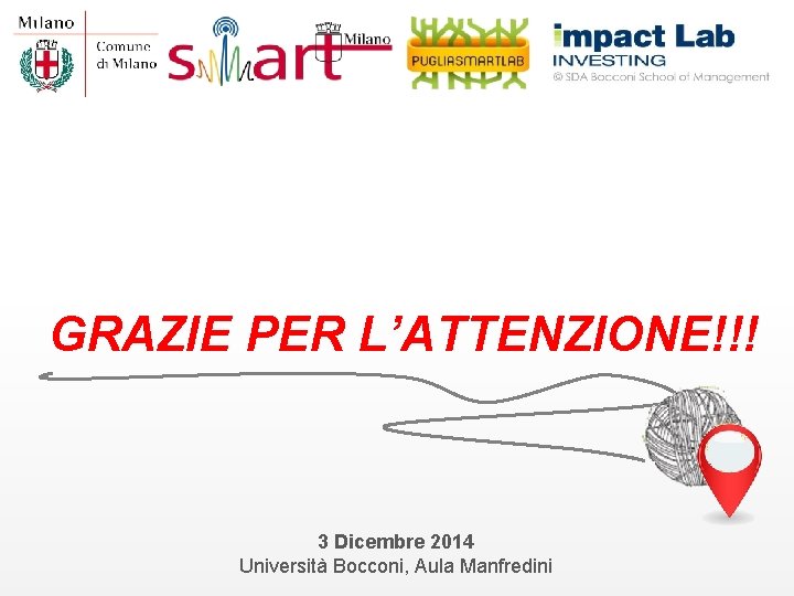 GRAZIE PER L’ATTENZIONE!!! 3 Dicembre 2014 Università Bocconi, Aula Manfredini 