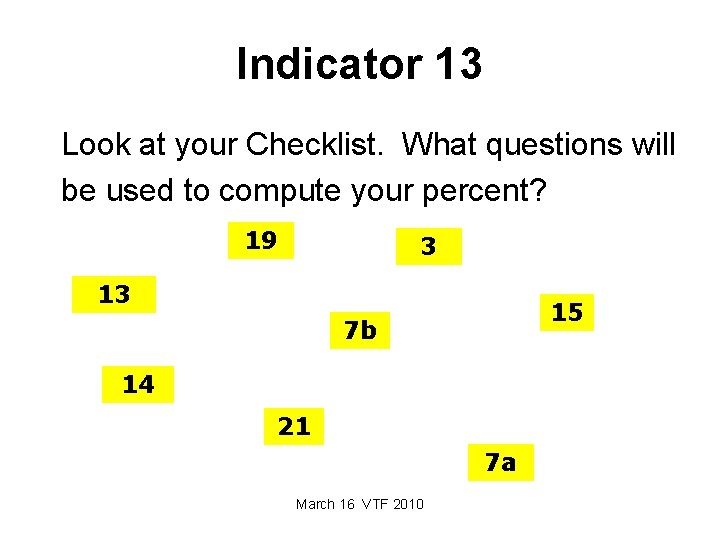 Indicator 13 Checklist.pdf Telling Your Data Story Collection Through Reporting Marianne