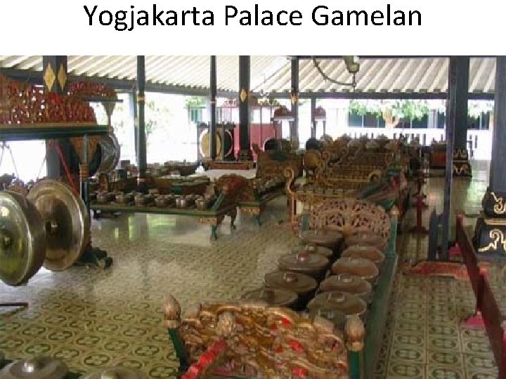 Yogjakarta Palace Gamelan 