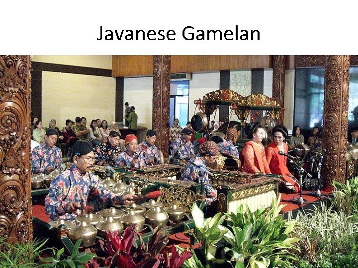 Javanese Gamelan 