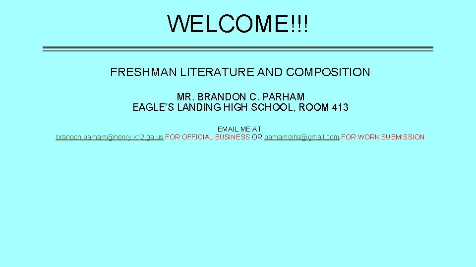 FRESHMEN LIT THE BEGINNING A GUIDE TO THE