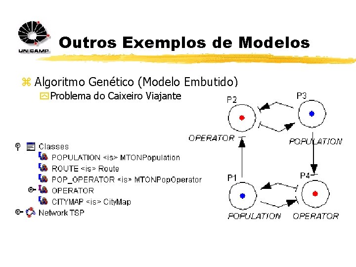 Outros Exemplos de Modelos z Algoritmo Genético (Modelo Embutido) y Problema do Caixeiro Viajante