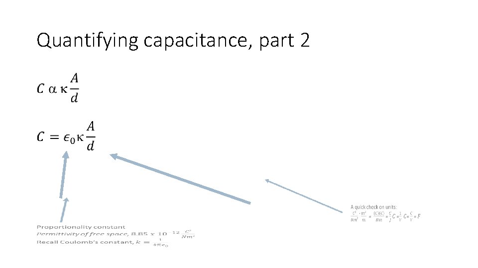 Quantifying capacitance, part 2 • 