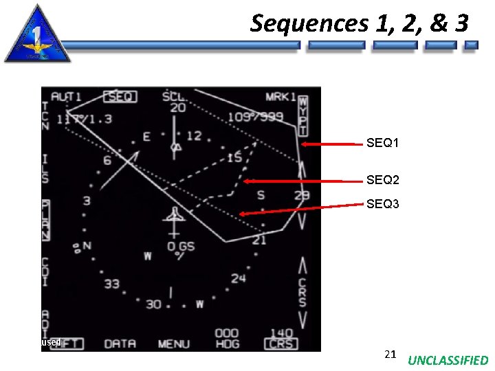 Sequences 1, 2, & 3 SEQ 1 SEQ 2 SEQ 3 21 UNCLASSIFIED 