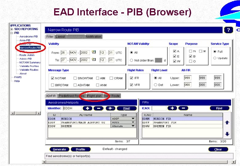 EAD Interface - PIB (Browser) AIS Automation 30 