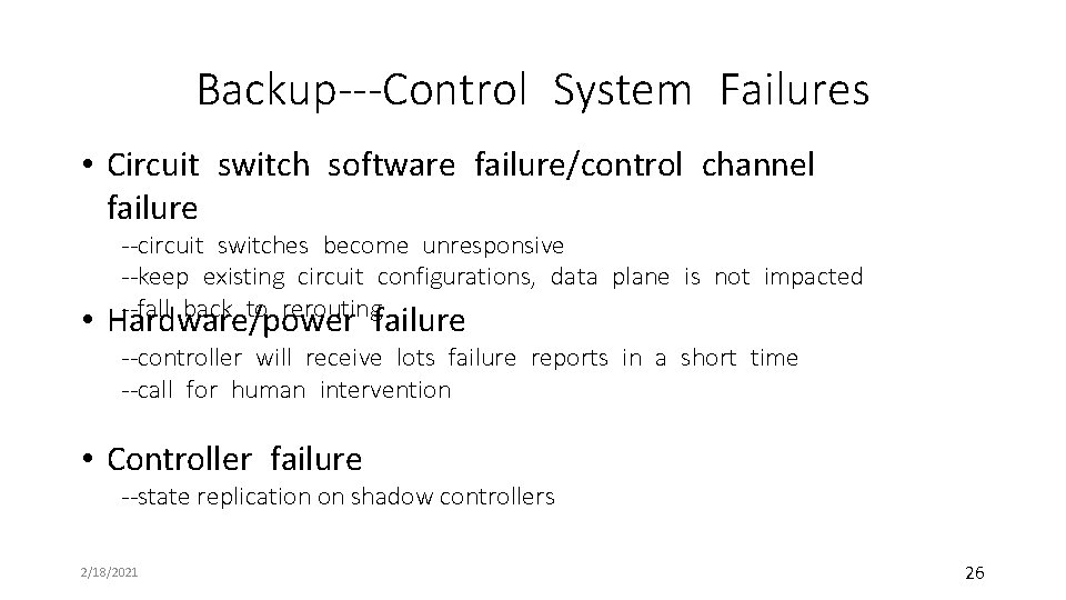 Masking Failures from Application Performance in Data Center