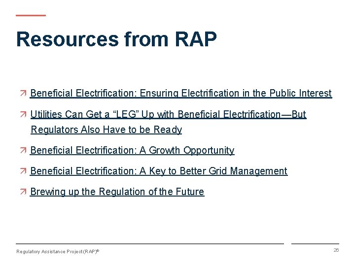 Resources from RAP ä Beneficial Electrification: Ensuring Electrification in the Public Interest ä Utilities