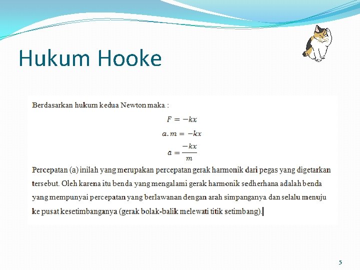Hukum Hooke 5 