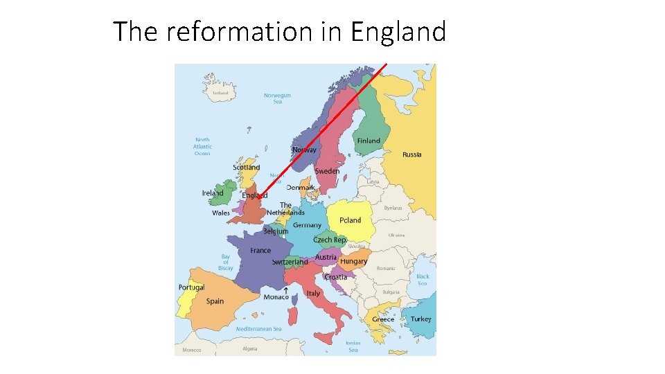 The reformation in England 