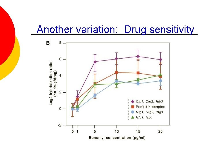 Another variation: Drug sensitivity 