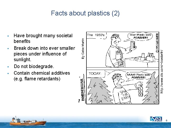 Facts about plastics (2) § § Have brought many societal benefits Break down into