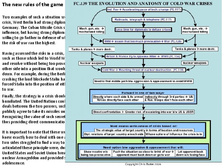 The new rules of the game (CONTINUED) Two examples of such a situation were