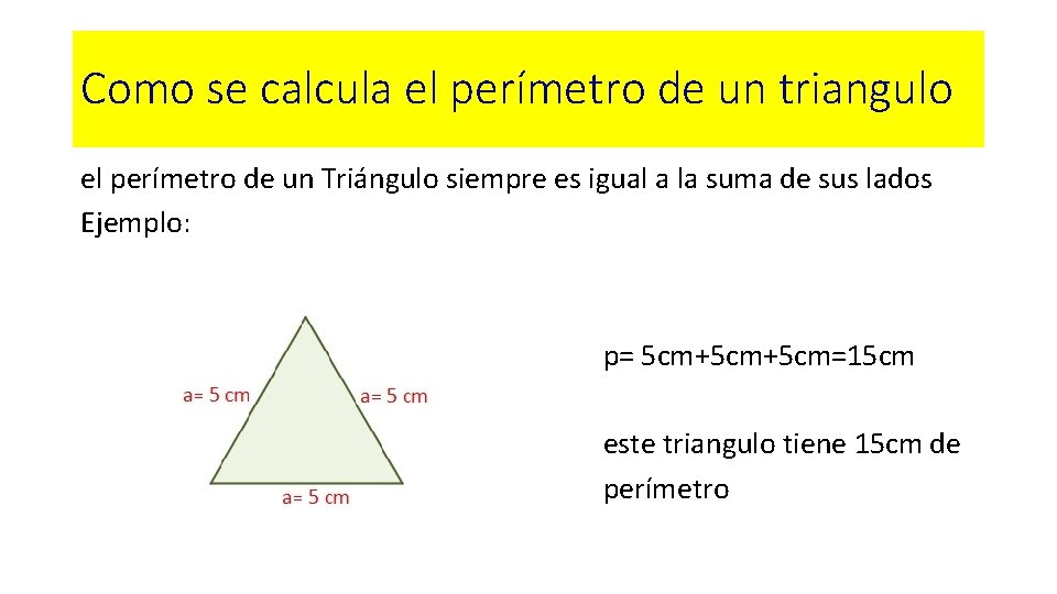 Como se calcula el perímetro de un triangulo el perímetro de un Triángulo siempre Como se calcula el perímetro de un triangulo el perímetro de un Triángulo siempre