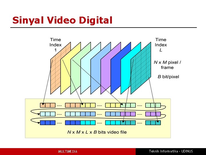 Sinyal Video Digital MULTIMEDIA Teknik Informatika - UDINUS Teknik Elektro Unibraw 