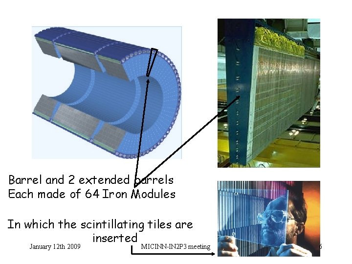 Barrel and 2 extended barrels Each made of 64 Iron Modules In which the
