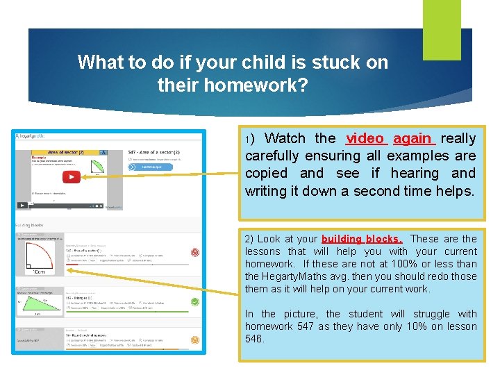 What to do if your child is stuck on their homework? 1) Watch the
