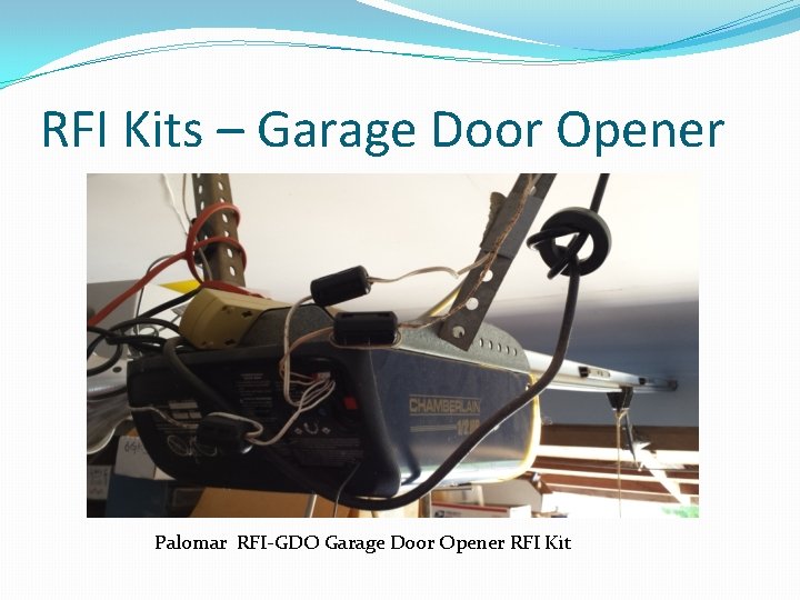 RFI Kits – Garage Door Opener Palomar RFI-GDO Garage Door Opener RFI Kit 