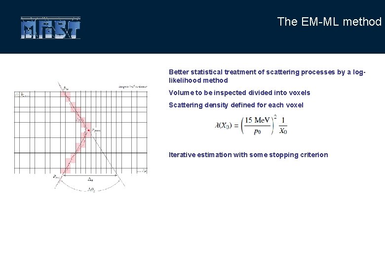 The EM-ML method Better statistical treatment of scattering processes by a loglikelihood method Volume