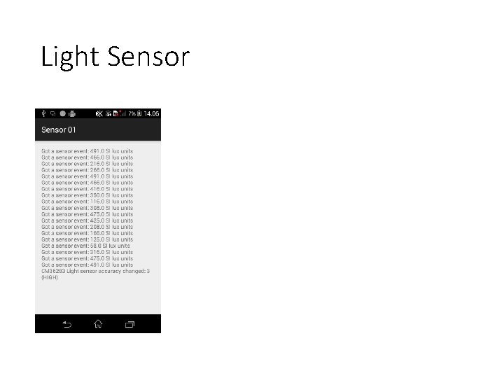 Light Sensor 