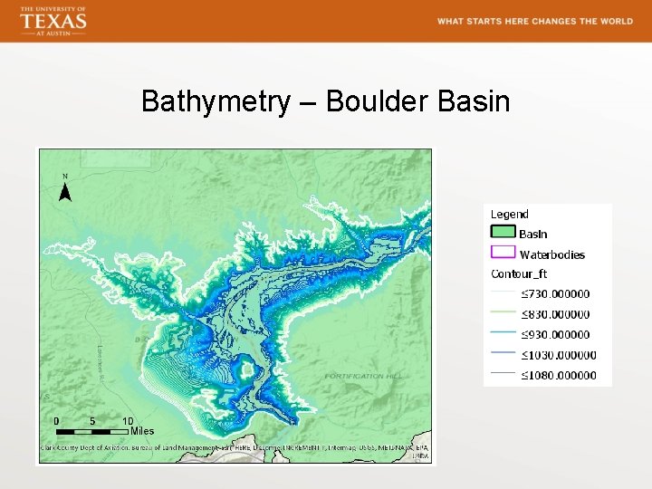 Bathymetry – Boulder Basin 