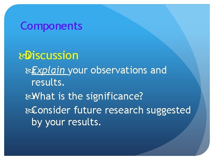 Creating an Effective Power Point Presentation Biodiversity Research