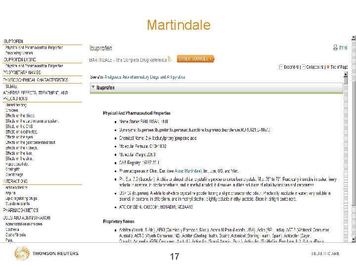 Martindale 17 