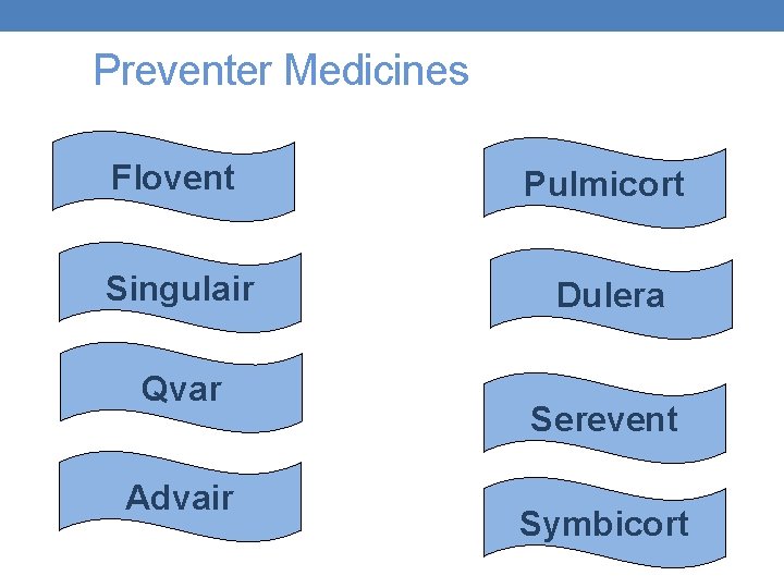 Preventer Medicines Flovent Pulmicort Singulair Dulera Qvar Advair Serevent Symbicort 