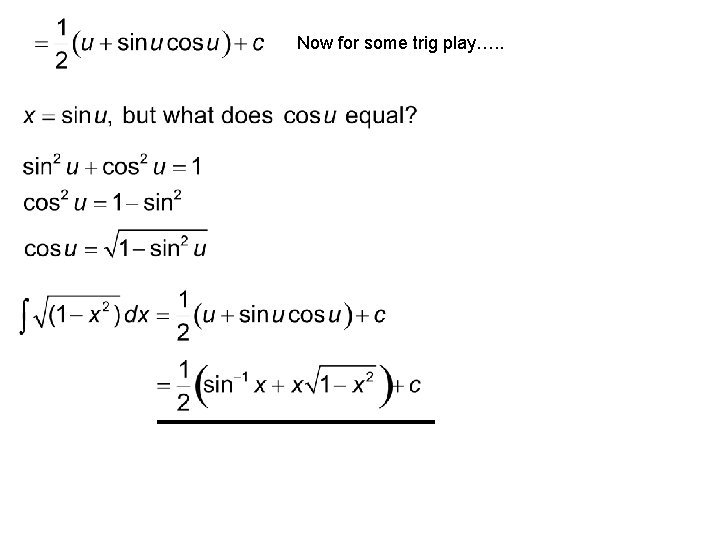 Now for some trig play…. . 