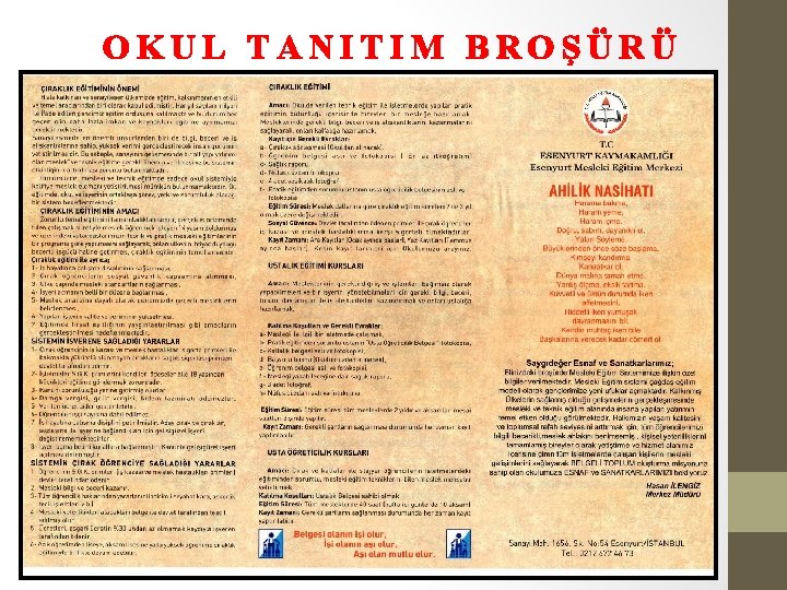 OKUL TANITIM BROŞÜRÜ 